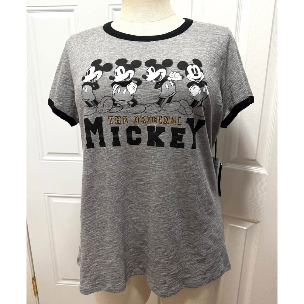 Torrid 2 (2X 18/20) Disney Original Classic Mickey Mouse Ringer Burnout T Shirt